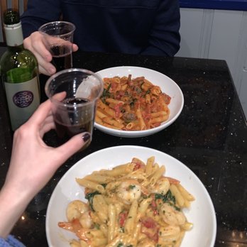 Amicci's - Penne La Rosa in the front. Penne Amicci in the back. - Italian Near Me - Baltimore, Maryland