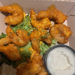 This is the $18 shrimp appetizer. This is the $18 shrimp appetizer.