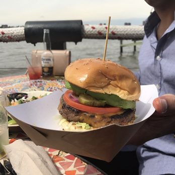 Frying Pan NYC - The barge burger. - Bars Near Me - New York, New York Frying Pan NYC - The barge burger. - Bars Near Me - New York, New York