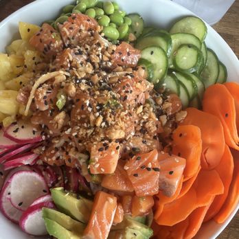 Chula Seafood Grayhawk - Hawaiian poke bowl with salmon - Seafood Near Me - Scottsdale, Arizona
