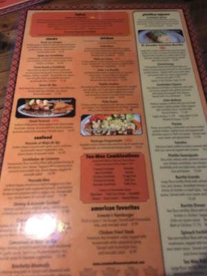 Menu photo 2 Ernesto's Mexican Restaurant Pilot Point, TX