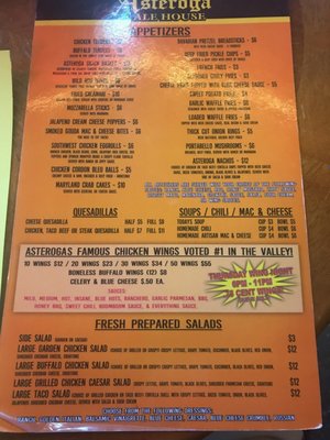 Menu photo 3 Asteroga Ale House Herkimer, NY