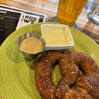 Boards and Brews - Biergarten Soft Pretzel - Tabletop Games Near Me - Manchester, New Hampshire Boards and Brews - Biergarten Soft Pretzel - Tabletop Games Near Me - Manchester, New Hampshire