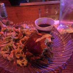 Eat Up - Italian beef with pepper jack on a pretzel bun!! That's what's up!! Eat up is awesome!!