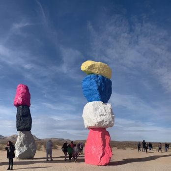 Seven Magic Mountains - Seven magic mountains - Public Art Near Me - Las Vegas, Nevada