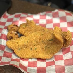 Morning Glory Catfish - Fresh catfish and hush puppies