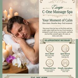 C-One Massage SPA - Whether it's stress, physical recovery, or a long day at work, C-One Massage SPA has helped many clients relax in the comfo...