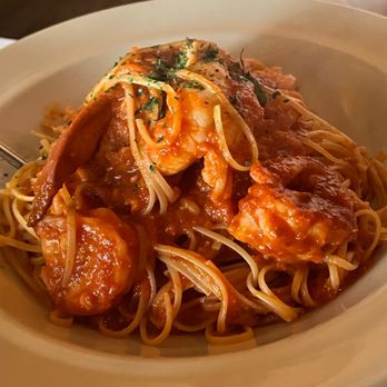 Delfino - Linguine with shrimp and lobster in pink sauce - Italian Near Me - Roslindale, Massachusetts