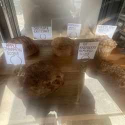 Mint & Serif - Pastry case. Gluten free items!