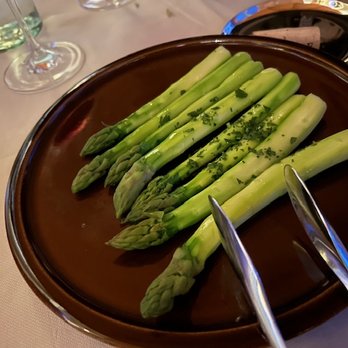 Four Sixes Ranch Steakhouse - Sad side of asparagus. Just gross. - Steakhouses Near Me - Las Vegas, Nevada