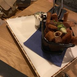 Gaststätte Drei Linden - Brotstreifen mit Dip