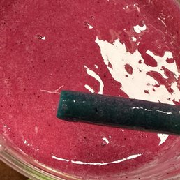 White fibers or white hair in my smoothie, it had a lot of them. I was disgusted White fibers or white hair in my smoothie, it had a lot of them. I was disgusted