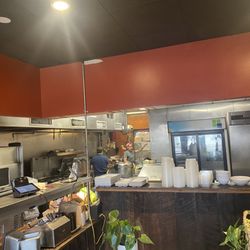Las Brasas - View into the kitchen, from the front entrance