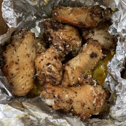 Papa Johns Pizza - Garlic Parmesan wings