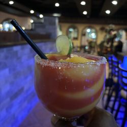 Chido’s Tex-Mex Grill - Mango/strawberry frozen marg