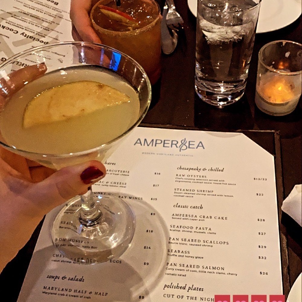 Ampersea - Apple martini and Apple old fashioned - New American Near Me - Baltimore, Maryland Ampersea - Apple martini and Apple old fashioned - New American Near Me - Baltimore, Maryland