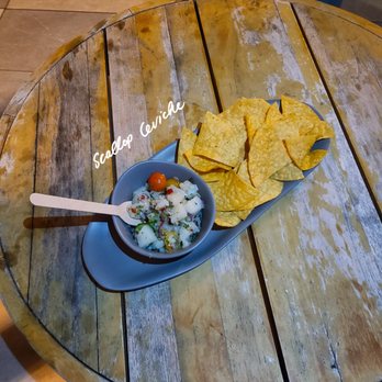 Aura Rooftop - Scallop Ceviche - Cocktail Bars Near Me - Charlotte, North Carolina