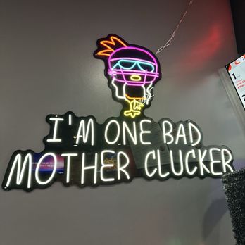 bb.q Chicken - Cool sign in the restaurant - Korean Near Me - Pinellas Park, Florida bb.q Chicken - Cool sign in the restaurant - Korean Near Me - Pinellas Park, Florida