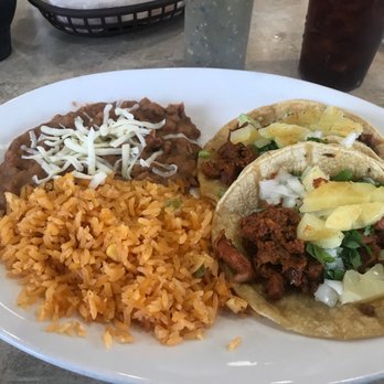 El Granjero Mexican Grill - Incredible el pastor tacos with beans and rice. - Mexican Near Me - Grand Rapids, Michigan