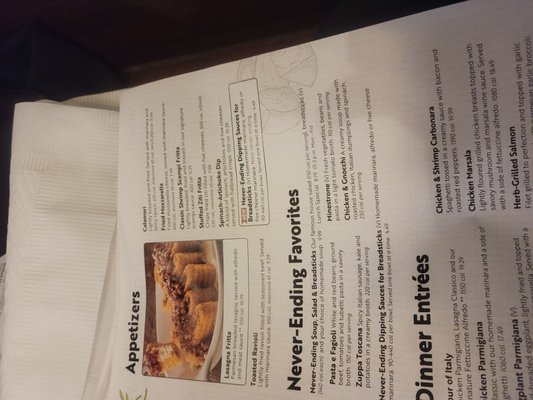 Menu photo 4 Olive Garden Italian Restaurant Baltimore, MD