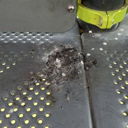 Yesler Terrace Park - Burn pile and foil from drug use!