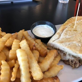 Latitudes Bar and Grill - Cuban sandwich with fries. Yummy! - Bars Near Me - Denver, North Carolina Latitudes Bar and Grill - Cuban sandwich with fries. Yummy! - Bars Near Me - Denver, North Carolina