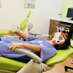 Little Sprout Pediatric Dentistry - Waiting and watching Red Panda LOL :)