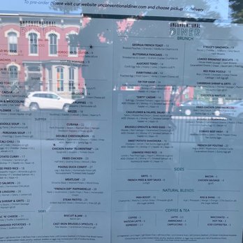 Unconventional Diner - Menu - Breakfast & Brunch Near Me - Washington, DC, District of Columbia