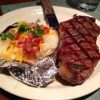 Cattle Baron - NY Strip & loaded baked potatoe - Steakhouses Near Me - Portales, New Mexico