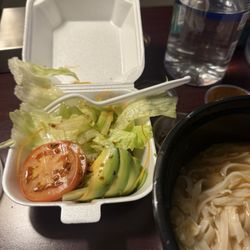 Asian Yummy - Salad with a sweet sauce