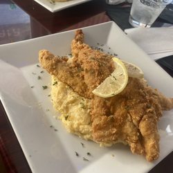 Moods Lounge & Cafe - Fish and grits