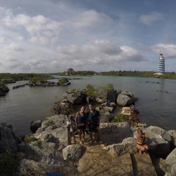 Xel-Há - You can see the water slide in the back. Also gives you a great view of the entire park. - Amusement Parks Near Me - Tulum, ROO Xel-Há - You can see the water slide in the back. Also gives you a great view of the entire park. - Amusement Parks Near Me - Tulum, ROO