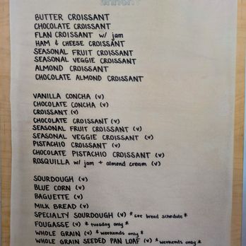 Forma Bakery - Menu - Bakeries Near Me - Oakland, California
