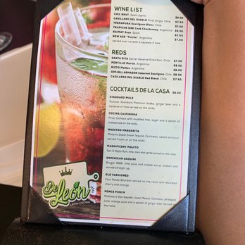 De Leon Cocina - Bar menu - Latin American Near Me - St Augustine, Florida