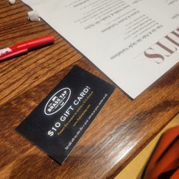 I won a $10 gift card for playing Bingo! I won a $10 gift card for playing Bingo!