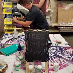 Napa Therapeutic Massage - Self-Care Wednesday at Napa Valley College for Mental Health Day.