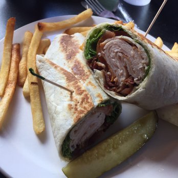 The Rooster’s Call - Club wrap with fries - Breakfast & Brunch Near Me - Kalamazoo, Michigan