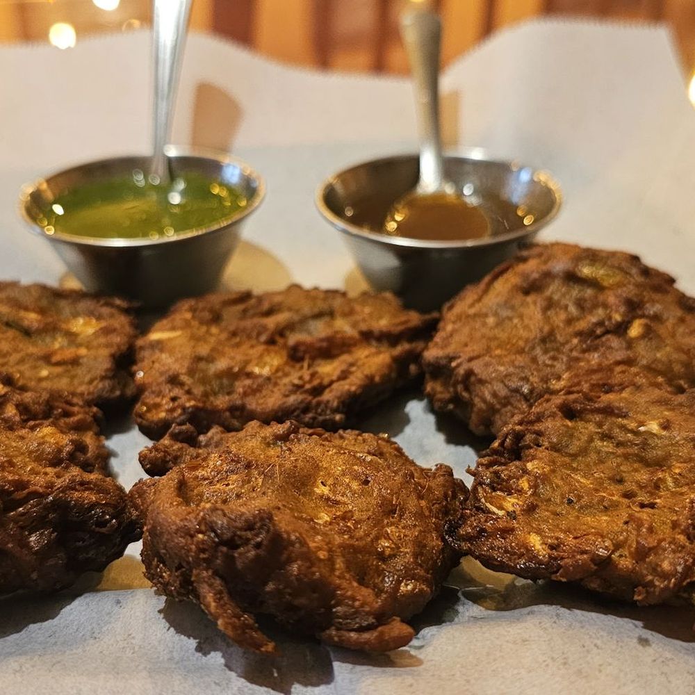 Cumin Restaurant - Vegetable pakora. A little on the well done side. - Indian Near Me - Santa Rosa, California Cumin Restaurant - Vegetable pakora. A little on the well done side. - Indian Near Me - Santa Rosa, California