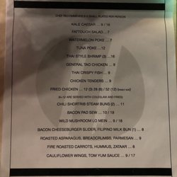 Kale Bacon - Menu Sept 2019