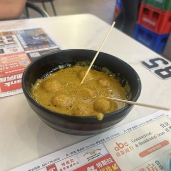 Hong Kong Cafe - Atlantic - Fish curry balls - Hong Kong Style Cafe Near Me - Monterey Park, California