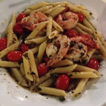 Marker 88 - Shrimp with haiku tomatoes & capers with penne - Seafood Near Me - Islamorada, Florida Marker 88 - Shrimp with haiku tomatoes & capers with penne - Seafood Near Me - Islamorada, Florida