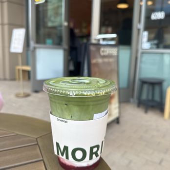 Mori’s - Strawberry Matcha Latte - Coffee & Tea Near Me - Irvine, California