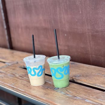 PLAY Coffee - Iced Maple Matcha and Volcano Latte. - Coffee & Tea Near Me - Fullerton, California PLAY Coffee - Iced Maple Matcha and Volcano Latte. - Coffee & Tea Near Me - Fullerton, California