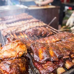 Gator BBQ - Beef ribs needs to be carefully smoked, too long and you've got jerky.  GatorBBQ makes sure the beef ribs they serve are fres...