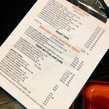 2nd Shift Brewing - Beer selection - Breweries Near Me - St. Louis, Missouri