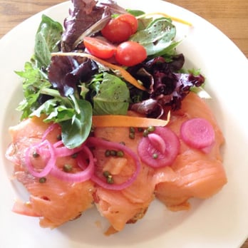 Cafe Jolie - Salmon Lox with choice of Salad - Breakfast & Brunch Near Me - Alameda, California