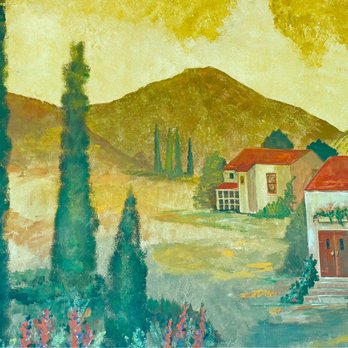 Arvada Villa Italian Restaurant - a painting of a landscape - Pizza Near Me - Arvada, Colorado