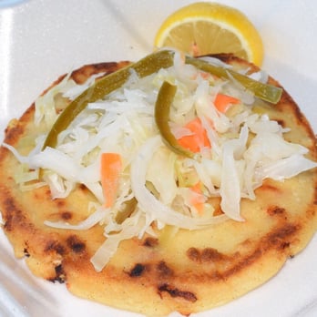Taqueria El Chimuelo 2 - Chicken Pupusa (the vinegary slaw on top was great): Taqueria Aztlan - Mexican Near Me - Burlington, North Carolina Taqueria El Chimuelo 2 - Chicken Pupusa (the vinegary slaw on top was great): Taqueria Aztlan - Mexican Near Me - Burlington, North Carolina