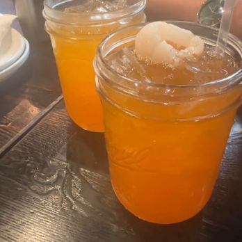 Buddha Thai Bistro - Lychee ice tea and mango ice tea - Thai Near Me - Vacaville, California