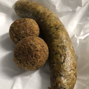 Bonfire Wings - Ordered via Door Dash - Boudin Balls and Boudin Link - Slap Yo Momma Good !!! - Cajun/Creole Near Me - Houston, Texas